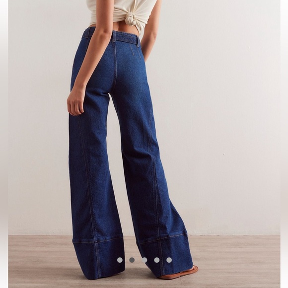 Free People We the Free Ryla A-line jeans sz 25 - Picture 6 of 6